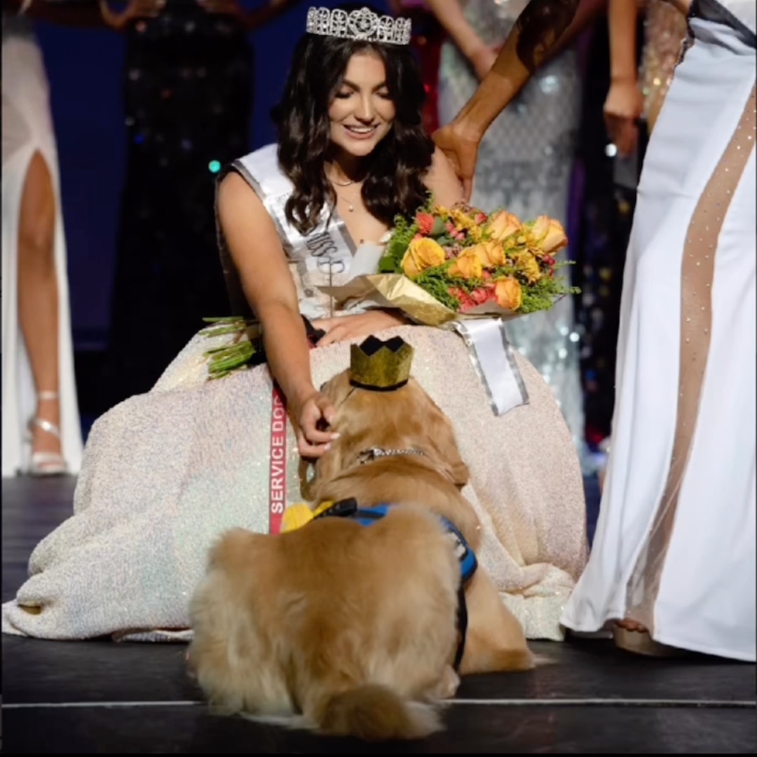Alison Appleby Wins Miss Dallas Teen With Her Service Dog By Her Side